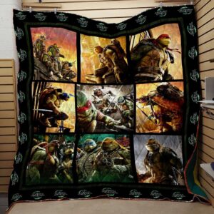 Teenage Mutant Ninja Turtles Fight Quilt V1  Quilt